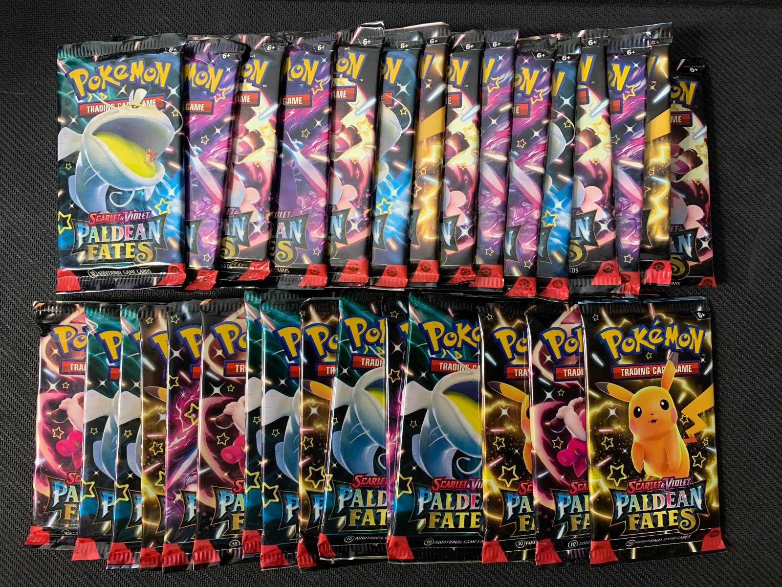 Pokemon TCG Scarlet Violet Paldean Fate Factory Sealed Booster Pack Lot Of 32 #2