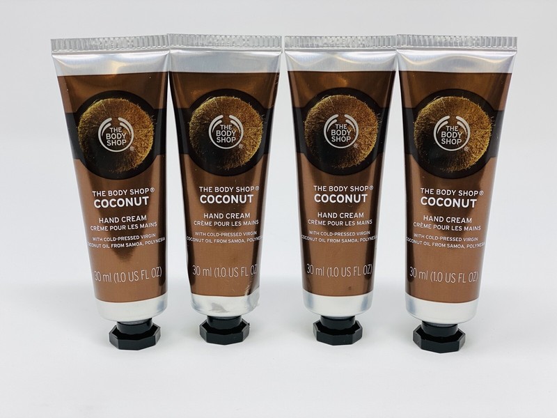 8 pack  - The Body Shop   Coconut hand cream 1 oz - NEW  Lot of 8