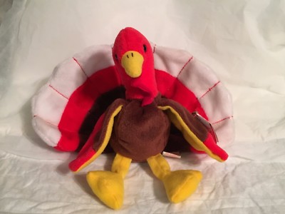 ty beanie baby gobbles worth