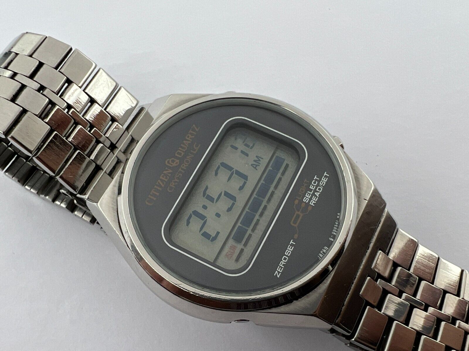 Vintage CITIZEN Quartz Crystron LC 50-1590 Cal 9063A Day Vintage CITIZEN Quartz Crystron LC 50-1590 Cal 9063A Day