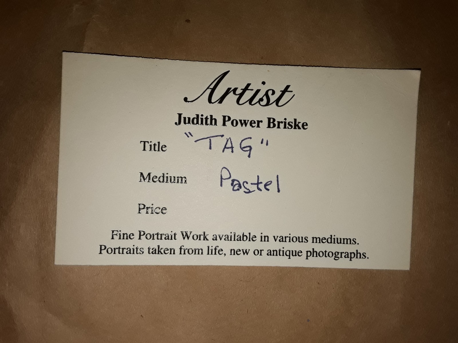 ORIGINAL PASTEL HORSE PORTRAIT 