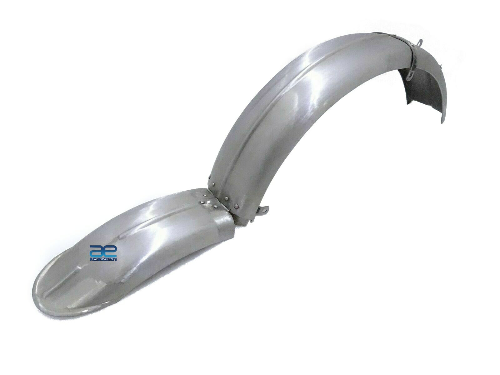 REAR MUDGUARD RAW STEEL FOR VINTAGE ARIEL RIGID WD 350 500CC 