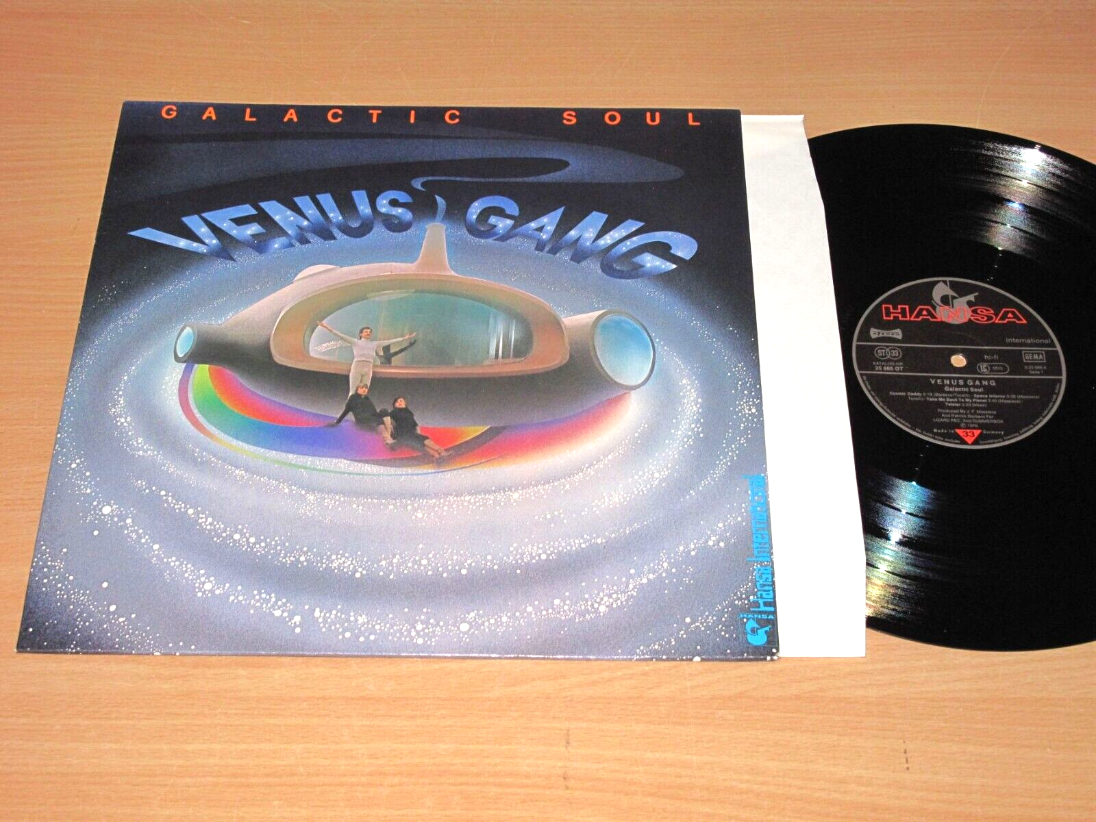 Venus Gang LP - Galactic Soul / 1978 German Hansa Press in