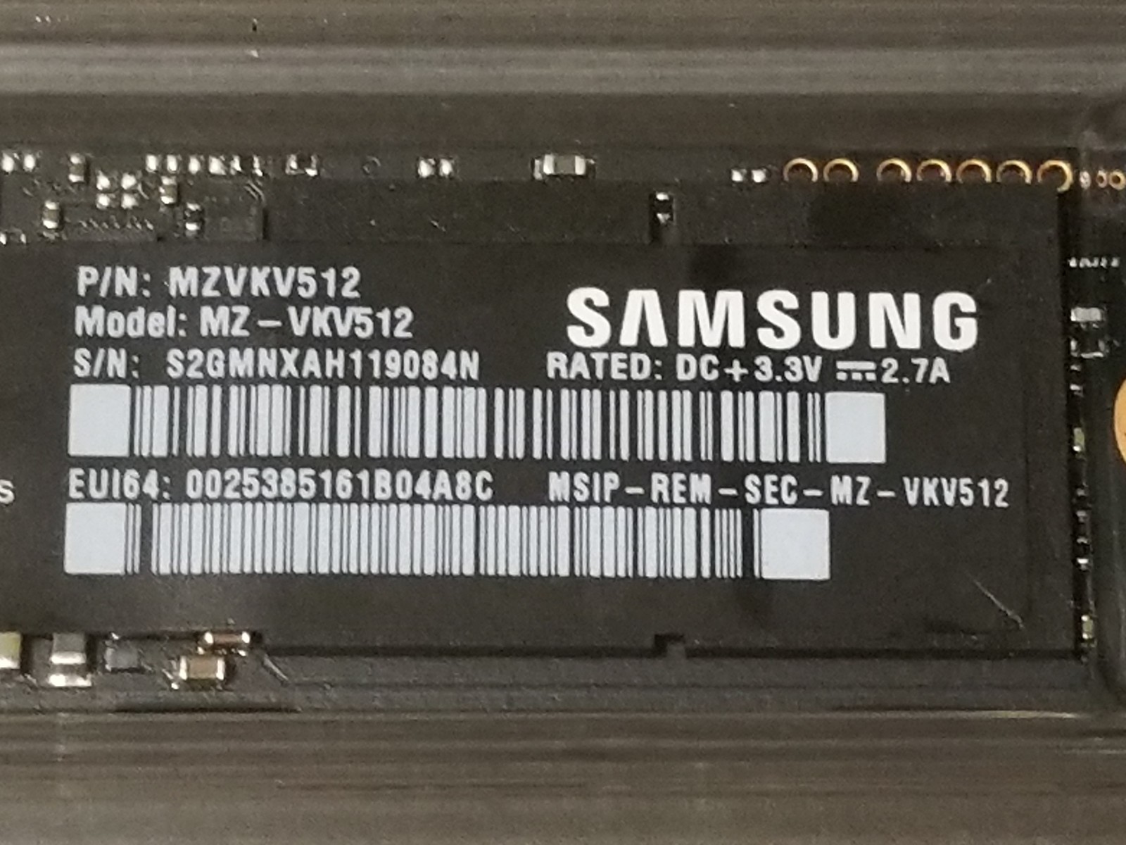Samsung 950 PRO M.2 2280 512GB PCI-Express 3.0 x4 Internal SSD MZ-V5P512BW