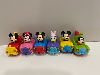 VTech Go! Go! Smart Wheels Disney Mickey Mouse & Friends Lot of 6