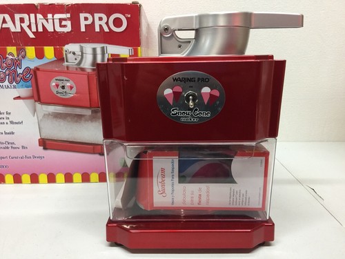 Waring Pro SCM100 Professional Snow Cone Maker Used Once