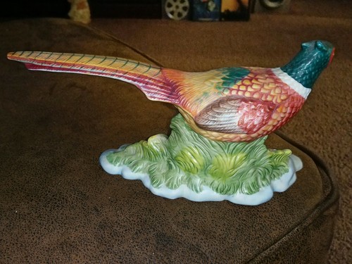 Vintage Homco Pheasant Porcelain Figurine #1437