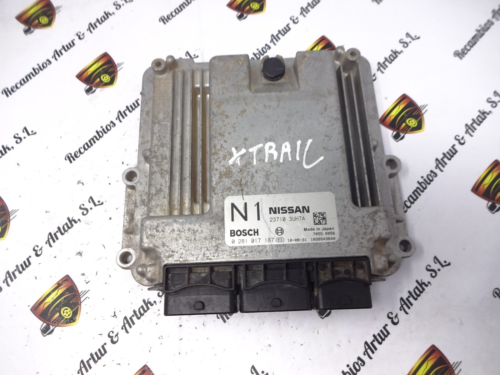 Engine Control Unit Nissan X-Trail 0281017187 237103UH7A | eBay