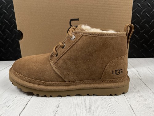 Pre-owned Ugg Neumel Chestnut Suede Boots Women's Size 8 In Brown