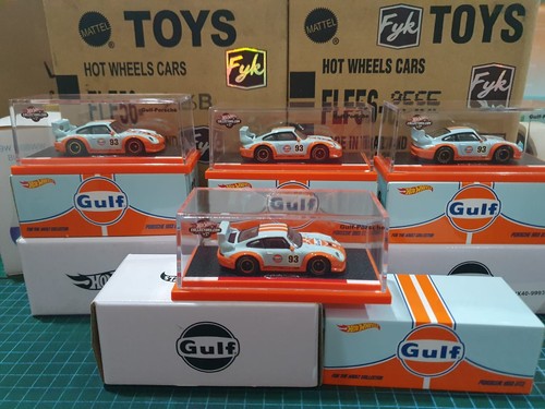 Hot Wheels RLC Gulf Porsche 993 GT2. Lot Of 4 | eBay