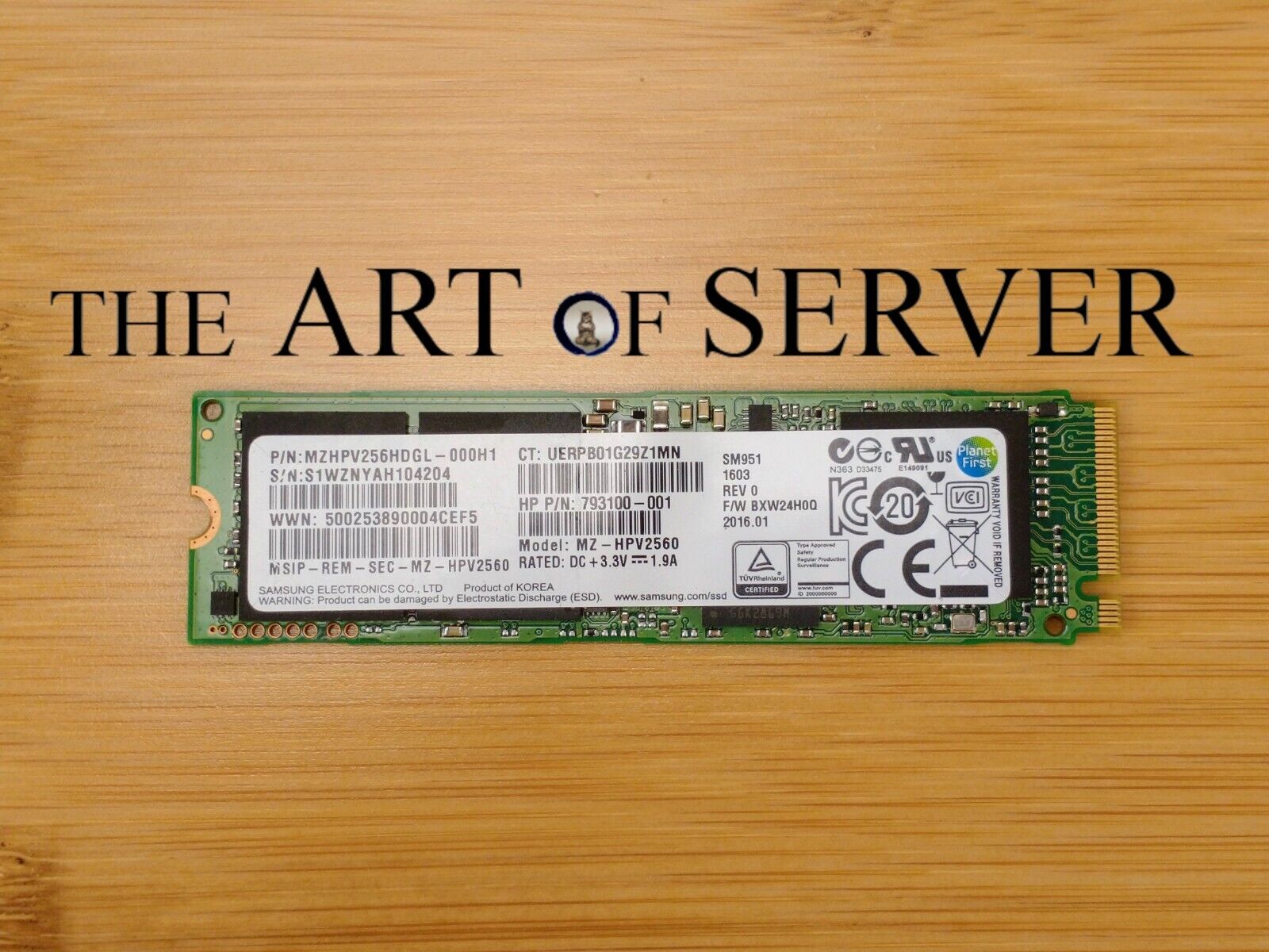 Samsung SM951 MZHPV256HDGL 256GB M.2 AHCI SSD HP 793100-001 Samsung SM951 MZHPV256HDGL 256GB M.2 AHCI SSD HP 793100-001