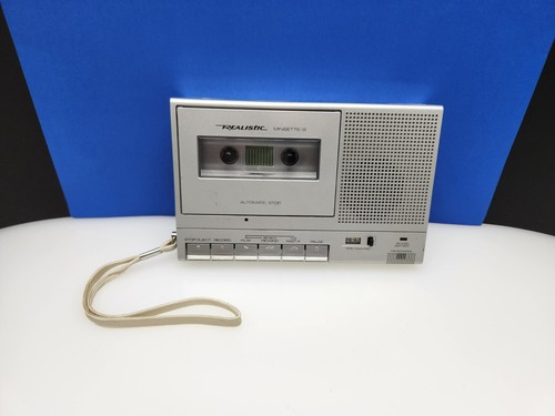 Vintage Realistic 14-812 Compact Cassette Recorder Minisette-9 Tested Works
