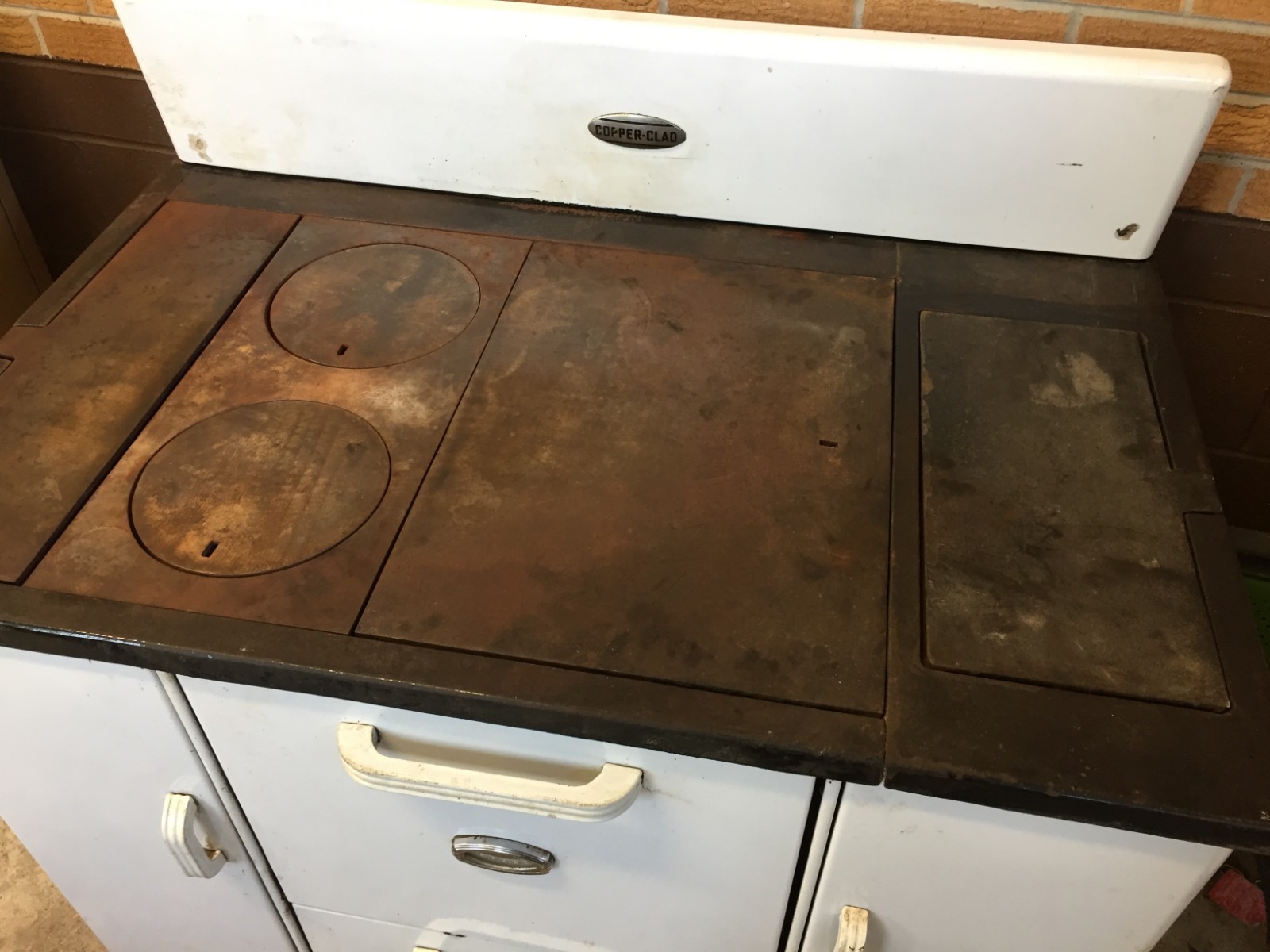 Copper-Clad Malleable Range Co. Wood Cook Stove Used 12/2018, Good Working Cond.