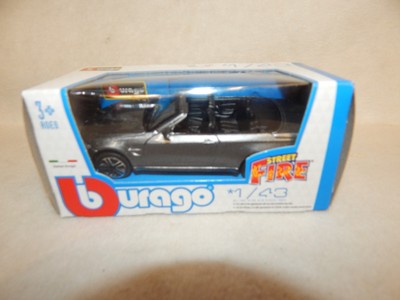 BURAGO BMW M4 CONVERTIBLE SILVER STREET FIRE 12302 BNIB 1:43