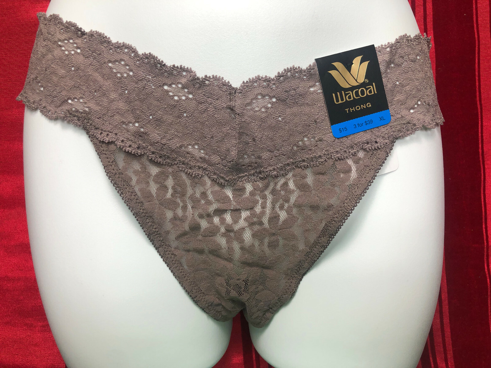 WACOAL HALO LACE THONG PANTY CHOOSE YOUR COLOR AND SIZE S ,M,L, XL