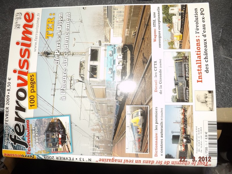 Gc Revue Ferrovissime NÂ°13 Portraits Bb 900 Bb 4200 Bb 4700 / Paris-Dijon / Stsi