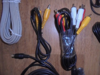 Misc electronic  wires, connectors - new