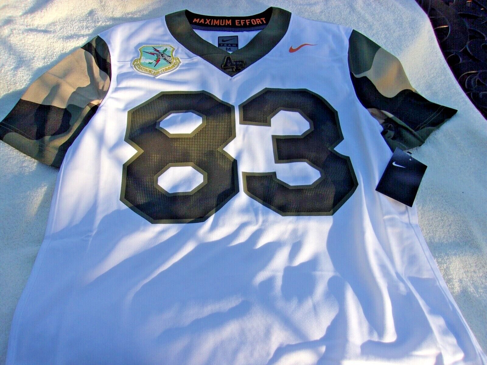 NWT Nike football jersey, mens M, #83, $100, SAC, Air Force, white, UAM UTP | eBay NWT Nike football jersey, mens M, #83, $100, SAC, Air Force, white, UAM UTP | eBay