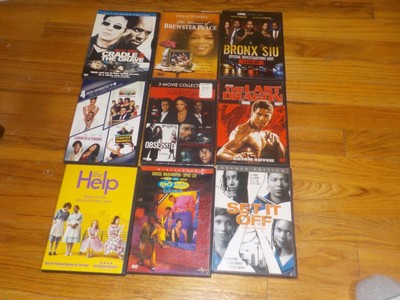 Set It Off/Mo Better Blues/ The Help/ Last Dragon/ Obsessed/No GOod Deed DVD Lot