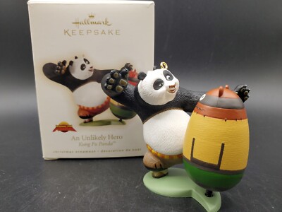Hallmark Kung Fu Panda Keepsake 2009 Christmas Ornament An Unlikely Hero NEW
