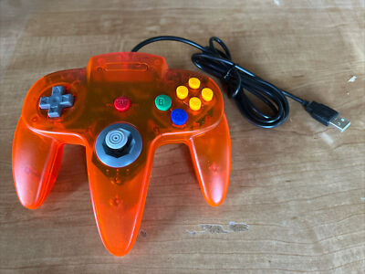 Nintendo N64 USB Controller For Windows/mac/linux Orange