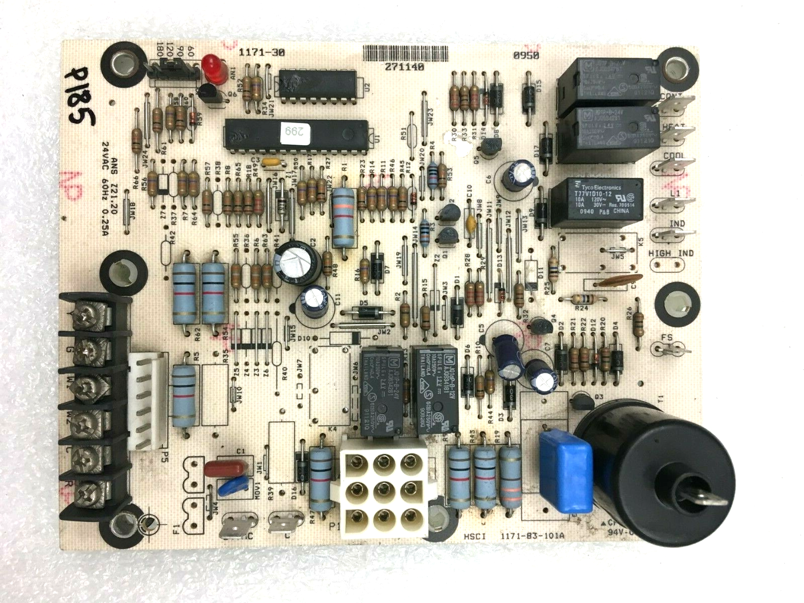 Honeywell York 271140 Control Circuit Board 1171-30 used