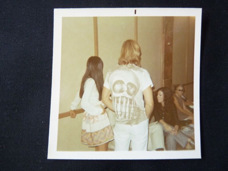 Ray Manzarek The Doors ORIGINAL 3.5" x 3.5" Photograph 1968/1969 Live Back Stage