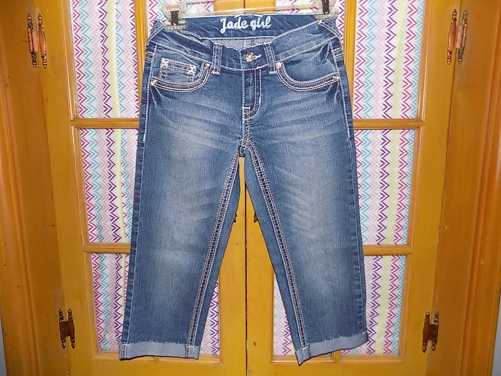 NEW! Women,s Jade Girl Jeans Size W/23 in. Capri Lot #156