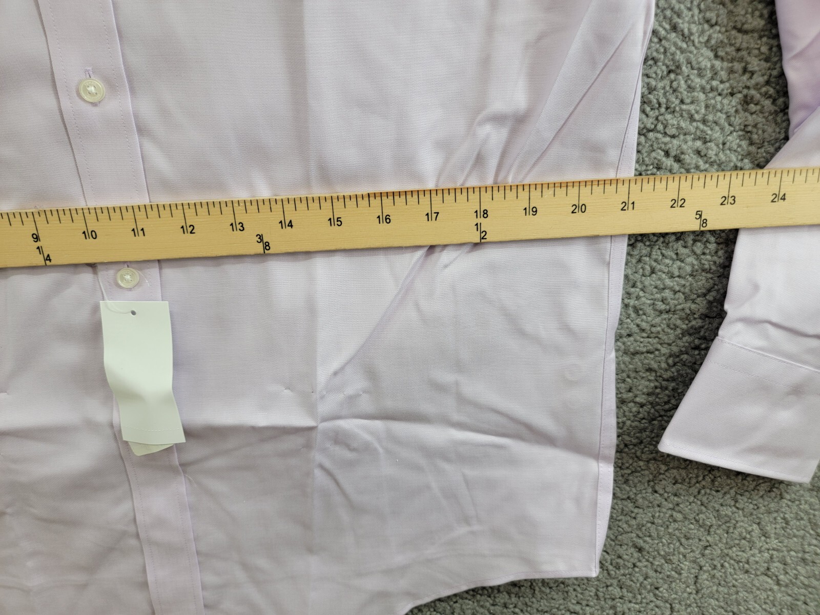 Tommy Hilfiger TH Flex Regular Fit Stretch Oxford Dress Shirt Men's 15.5 32-33 - Picture 7 of 18