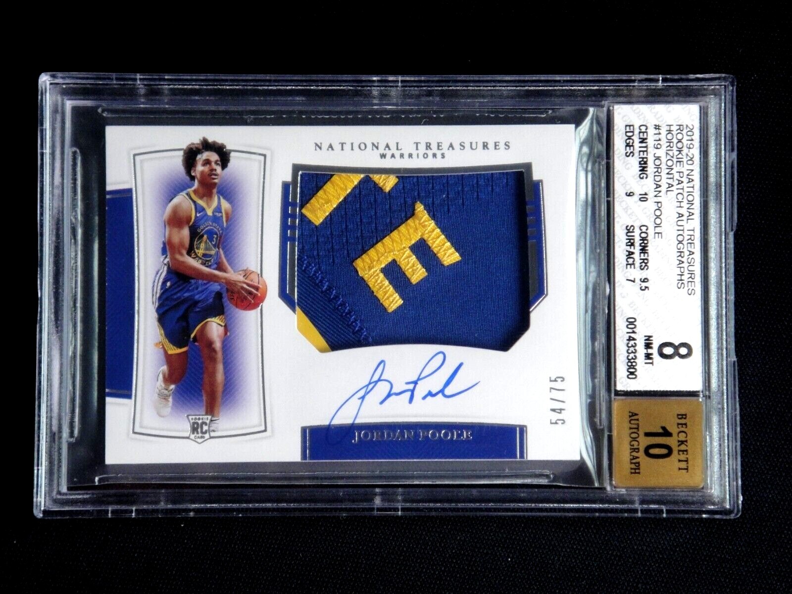 その他 2019 Jordan Poole Rookie Patch 14/25 2019 Jordan Poole Rookie Patch 14/25