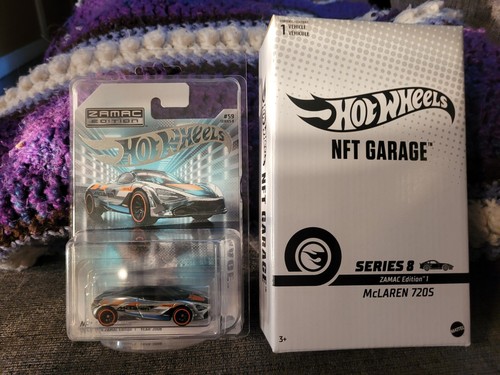 ミニカー Hotwheels NFT Garage McLaren 720S ZAMAC Zamac Edition McLaren 720S Hot Wheels Garage NFTG Garage