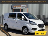 2022 Ford Transit Custom 2.0 300 EcoBlue Limited Crew Van Double Cab 5dr Diesel 