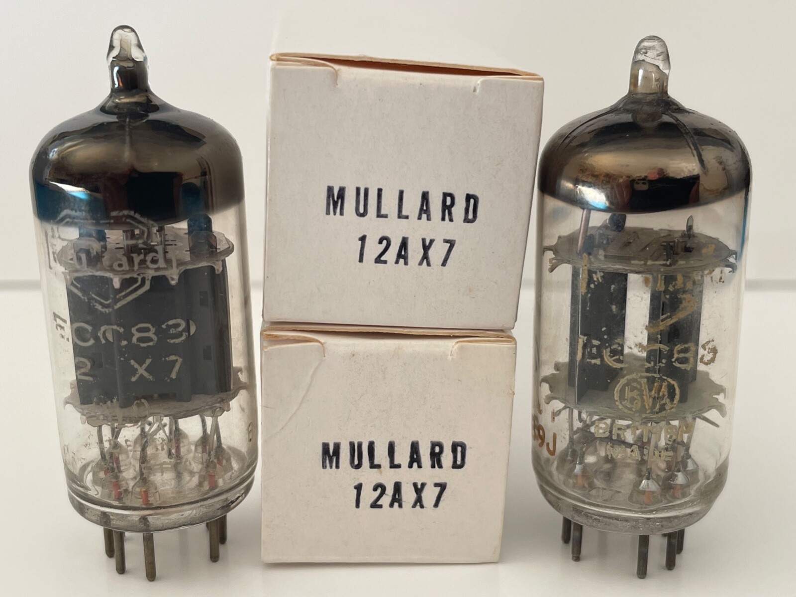 2本 ムラード ECC83 12AX7 BVA ブリマー 新品? 未使用? tubes MULLARD 12AX7 ECC83 from 1959-1960 England BVA logo | eBay