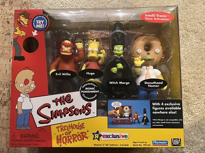 THE SIMPSONS_TREEHOUSE OF HORROR # 3_Interactive Playset_4 Exclusive figures_MIB