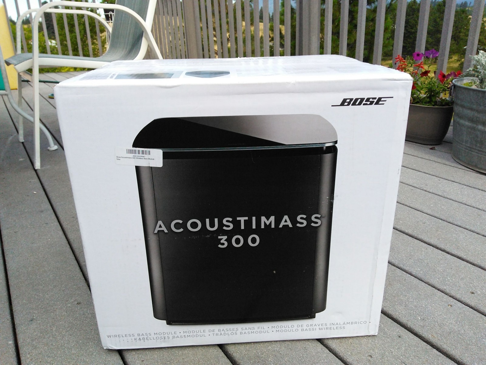 Bose 5.1 Home Theater, SoundTouch 300, Acoustimass 300, Virtually Invisible 300