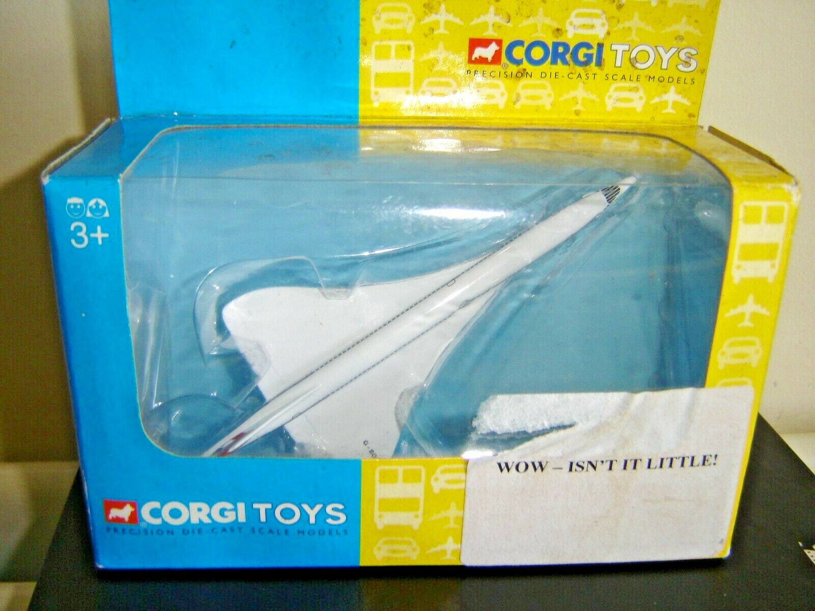 Concorde 英国製　corgitoys BRITISH AIRWAYS CONCORDE - CORGI DIECAST SCALE MODEL