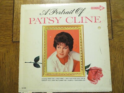 Patsy Cline   A Portrait Of Patsy Cline - 1964 - Decca DL 4508 Vinyl LP VG/G+!!!