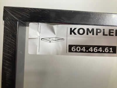ikea KOMPLEMENT Clothes rail, black-brown 19 5/8x13 3/4 '' NEW Last Chance To Buy
