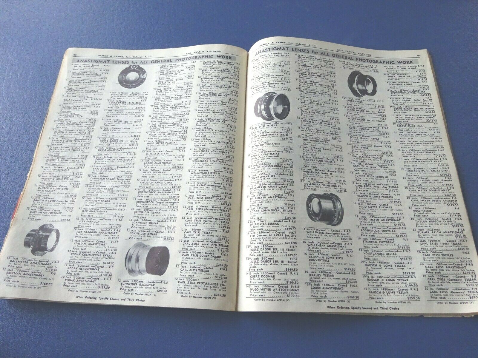 1959 Burke & James World's Photo Supply Annual Catalog