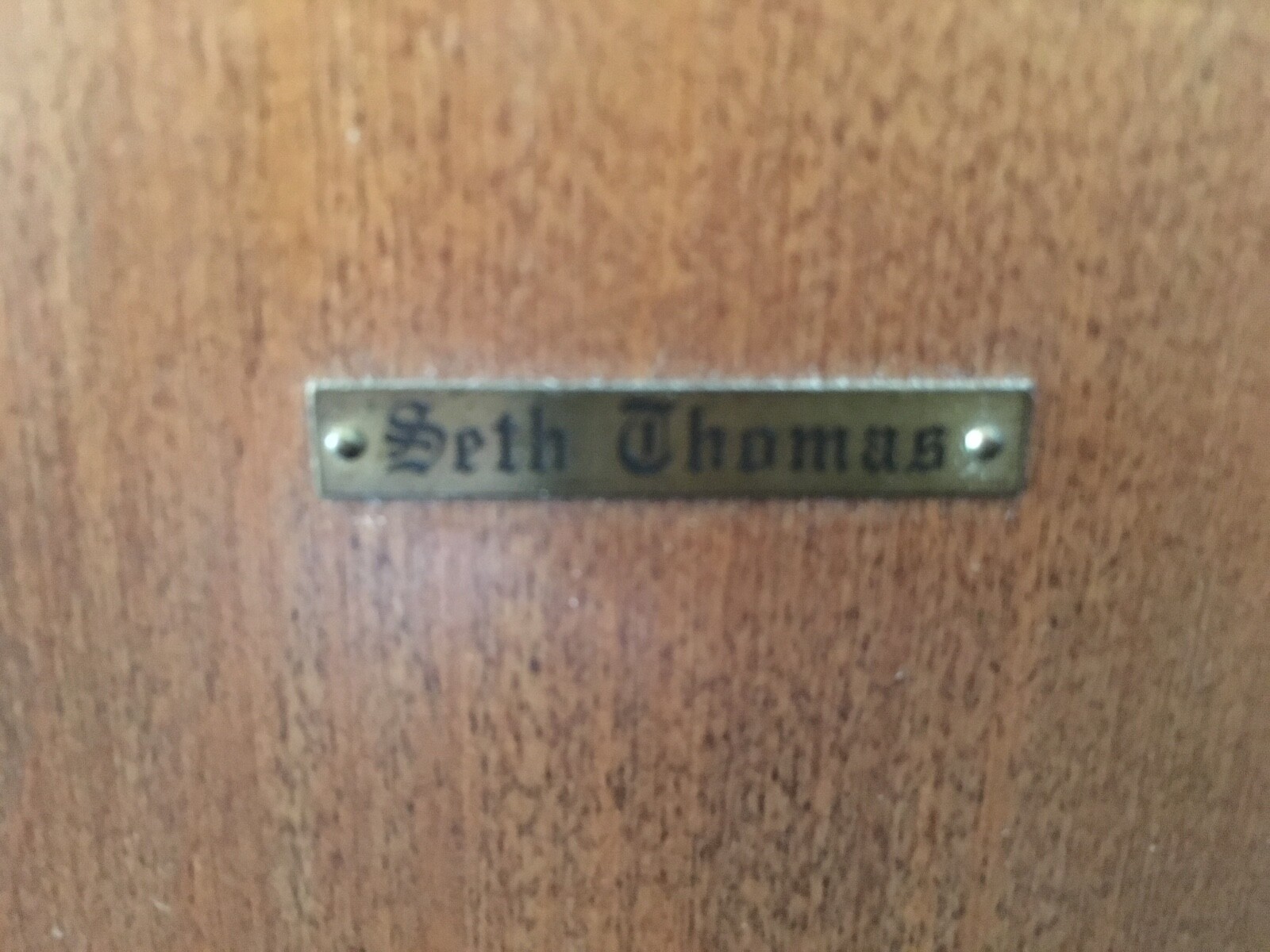 Vintage Seth Thomas Metronome De Maelzel Light Wood Wind Key Latch  *Works*