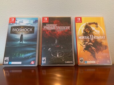Nintendo Switch BioShock Collection, Mortal Kombat 11 Deadly Premonition Origins