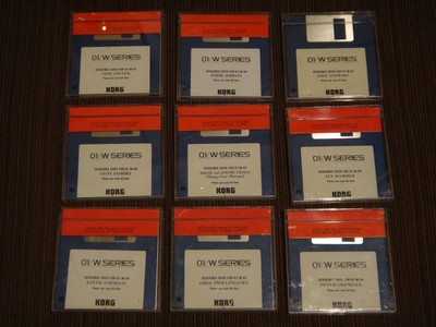 Korg 01/W 30th anniversary floppy disc collection  ---WORLDWIDE SHIPPING---*