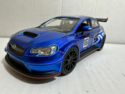 JADA JDM TUNERS 2016 SUBARU WRX STI WIDEBODY BLUE 1:24 DIECAST MODEL NEW NO BOX