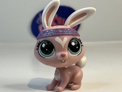 LPS littlest pet shop ペン　ラビット　うさぎ　育成ゲーム RARE Littlest Pet Shop (LPS) Generation 1 #322 Rabbit PINK
