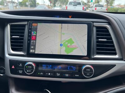 For 2015-2019 Toyota Highlander Carplay Car Stereo Radio Android 12 GPS BT