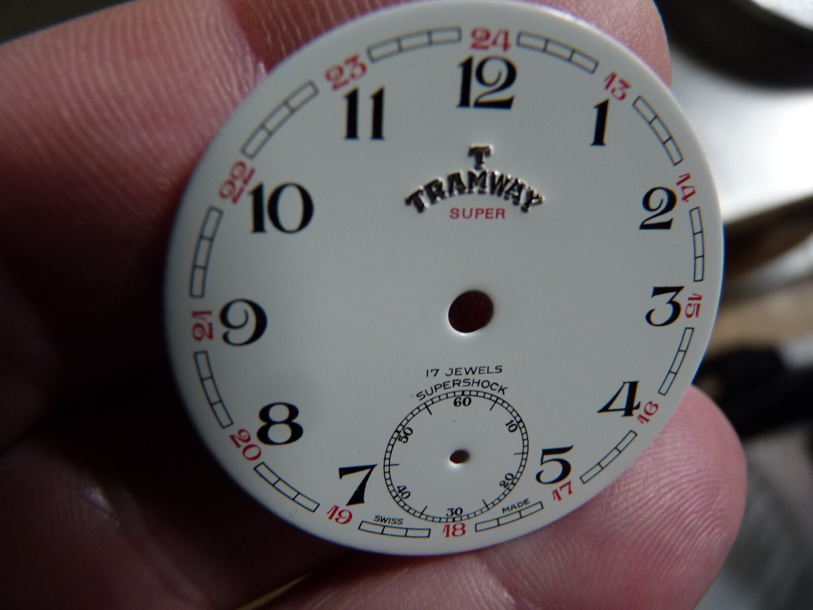 Watchmakers ETA/UT 6824 New Old Stock Pocket Watch Dial