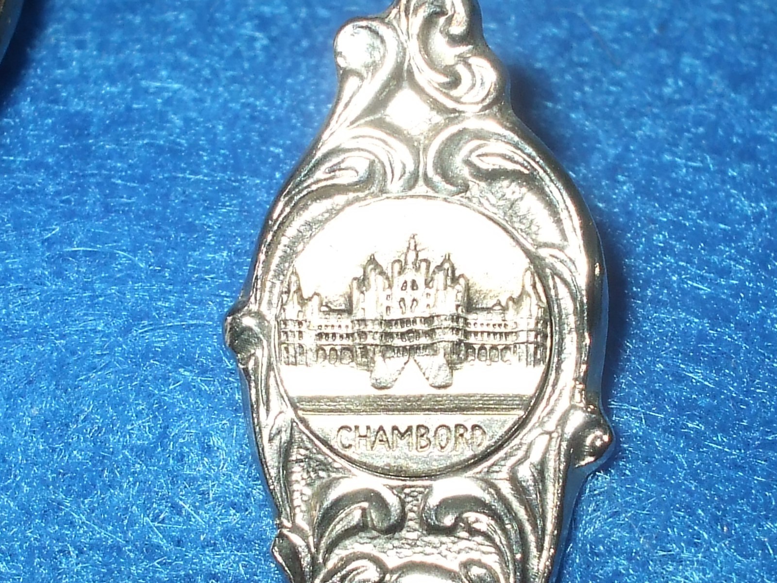 3 Vtge Souvenir Spoons Paris-Château de Chenonceau-Château de Chambo-France (kj2