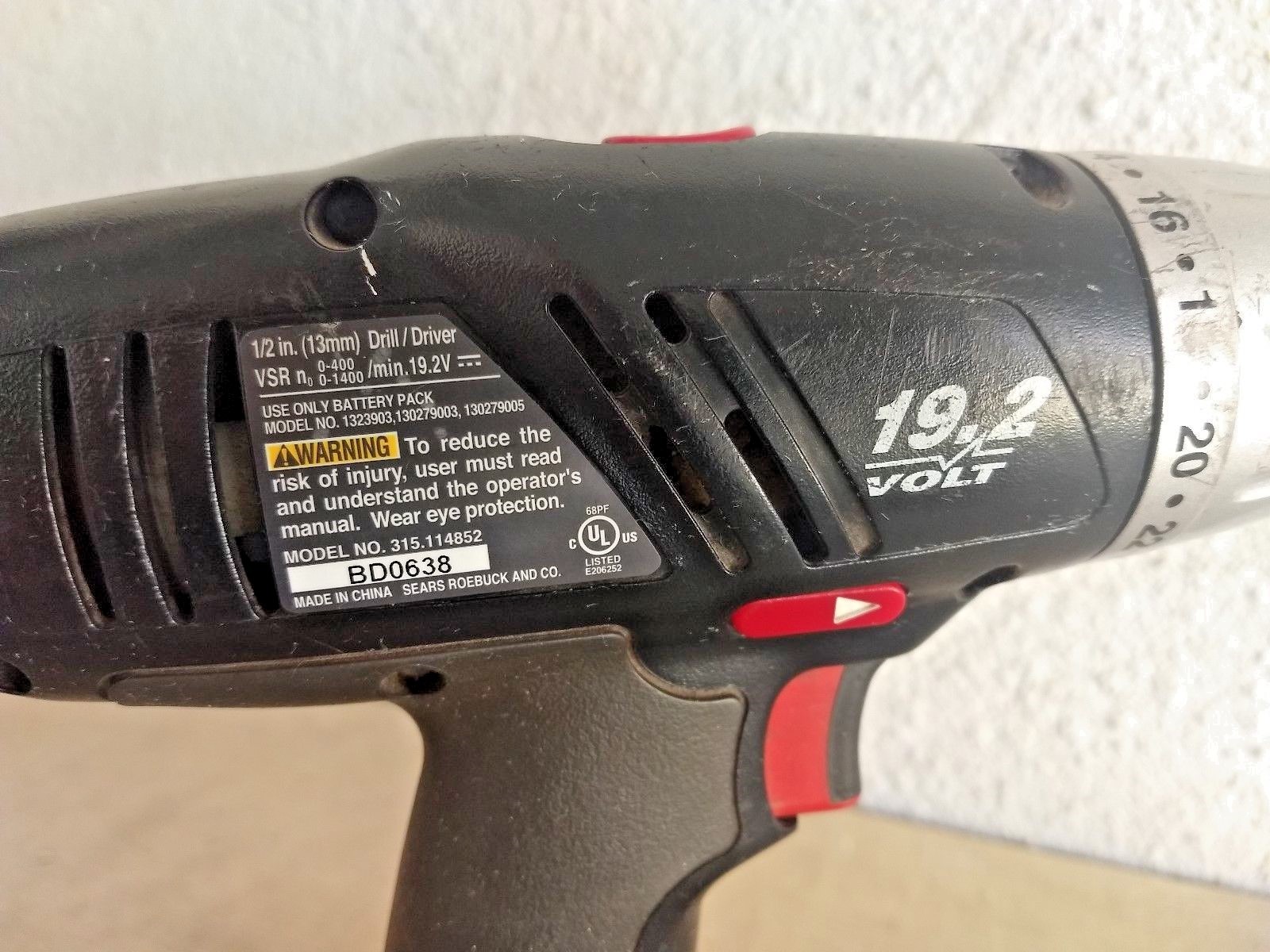 CRAFTSMAN CORDLESS DRILL/DRIVER 1/2