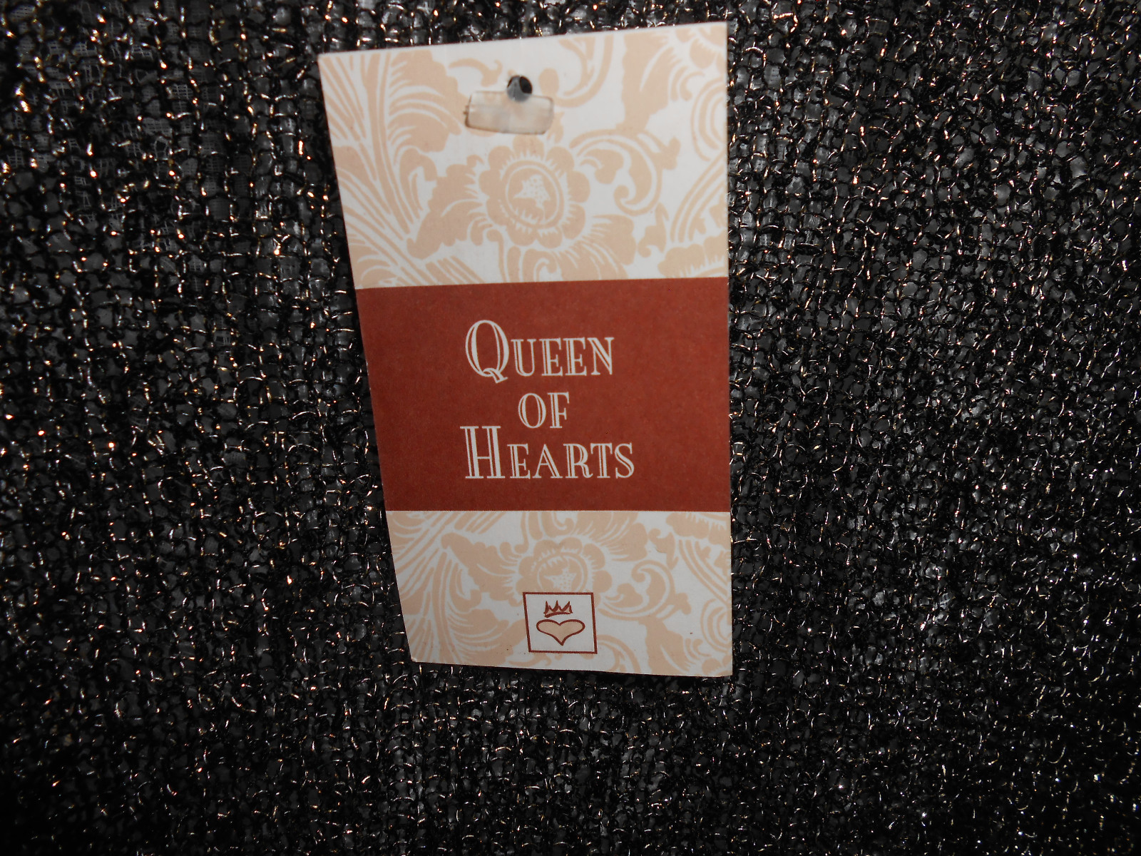 QUEEN OF HEARTS BOLERO SHRUG OPEN SIZE SMALL MAYBE MEDIUM TAG NOT MARKED NWT