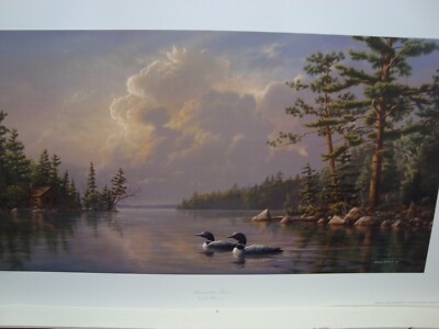 Jim Hautman Summertime Loons Unframed Print S/N 1168/1200